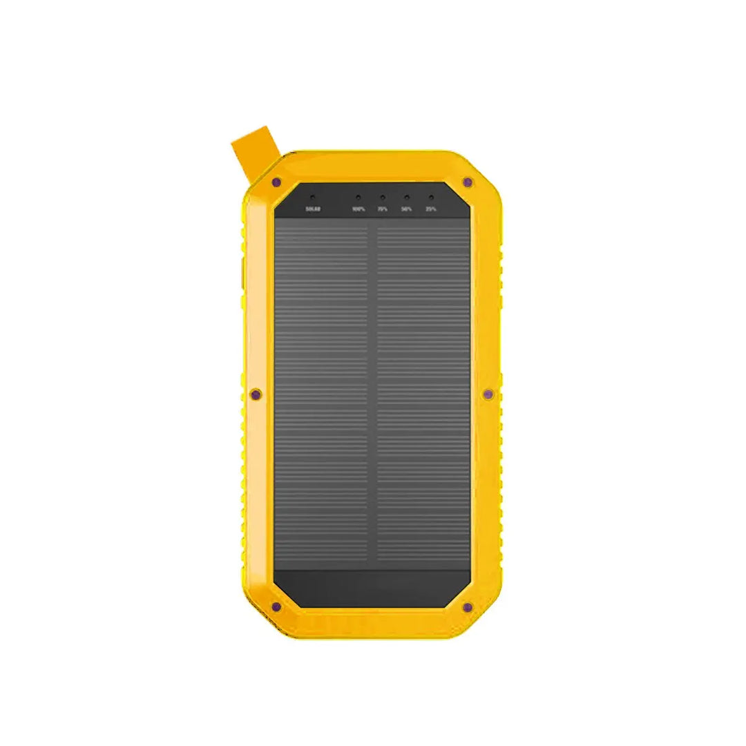 Sun Chaser Mini Solar Powered Wireless Phone Charger 10,000 mAh With - Shakefav.com