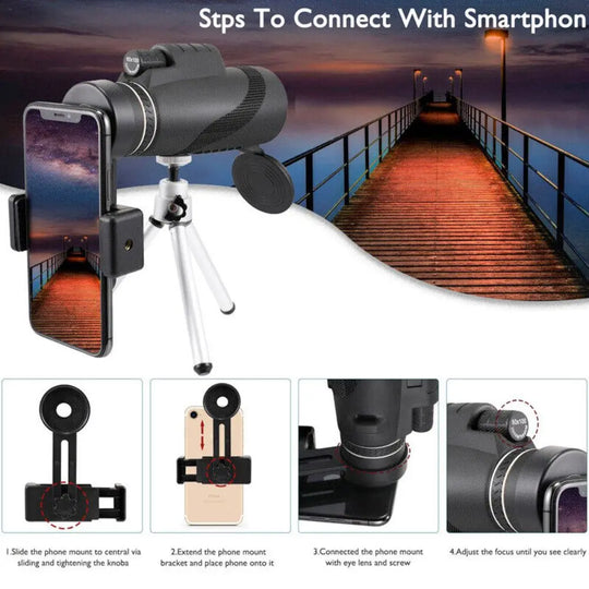 HD Monocular Tripod for Smartphones - Shakefav.com