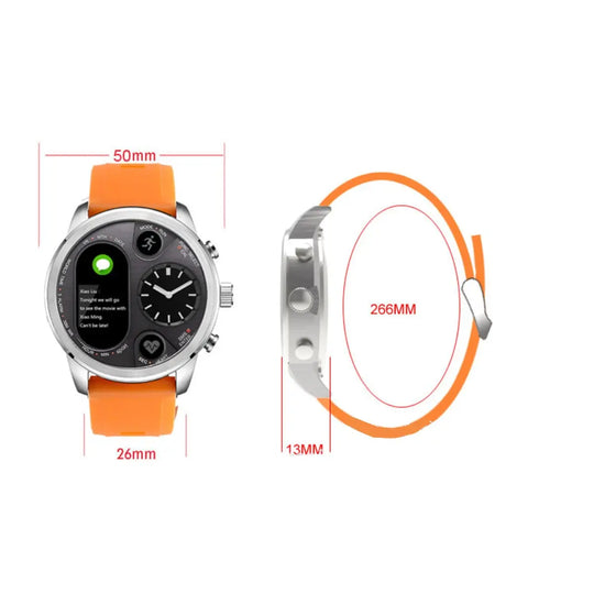 Alista Rugged Unisex Smart Watch Salmon Lucky