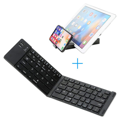 Clavier pliable Bluetooth en métal pliable, Mini clavier Bluetooth