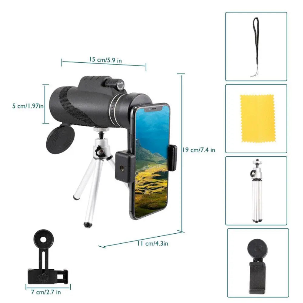 HD Monocular Tripod for Smartphones - Shakefav.com