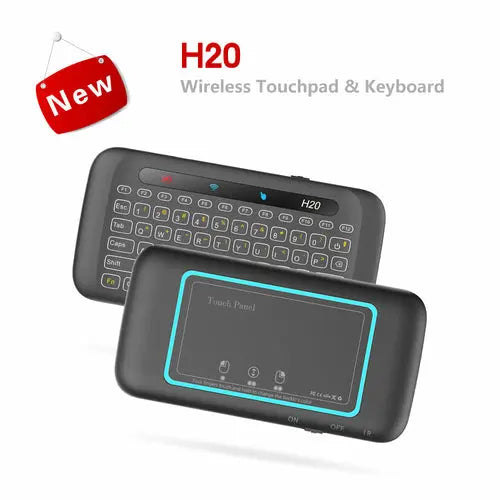 Touch Keyboard Double-sided Mini Wireless Keyboard Maroon Asteria