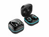 Breathing Light Time Digital Display Bluetooth Headset