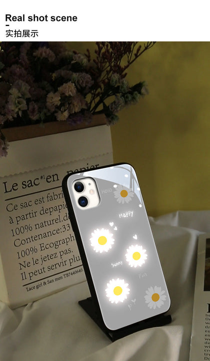 Compatible avec Apple, coque arrière Flash pour lumière entrante