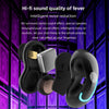 Breathing Light Time Digital Display Bluetooth Headset