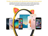 Cat Ear Headset With Microphone For All Phones