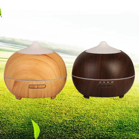 Mistyrious Essential Oil Humidifier Natural Oak Design With Easy - Shakefav.com