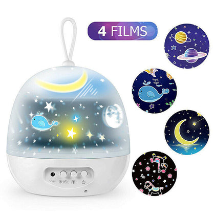 Night Light Projector  360° Rotating 8 Lighting Modes