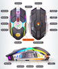 Souris de jeu sans fil couleur RVB, bouton muet, rechargeable