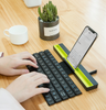 Clavier à bobine sans fil pliable et portable pour bureau extérieur