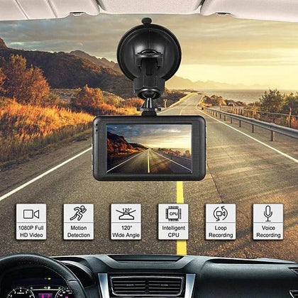 Caméra de voiture en boucle Black Box Dash Cam 1080P avec capteur G