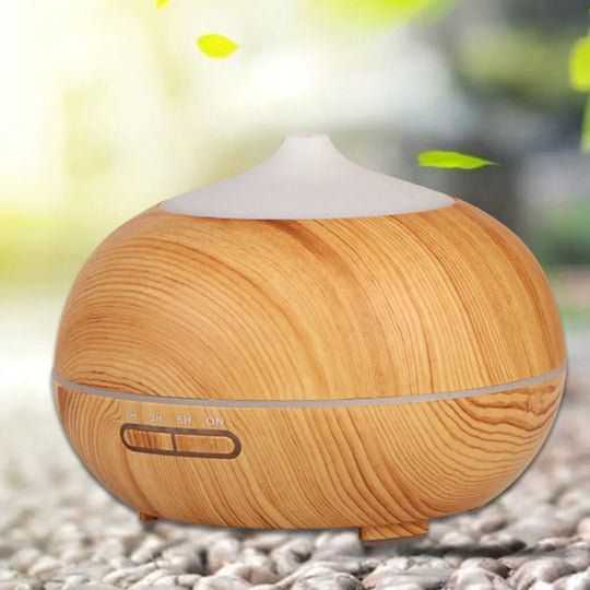 Mistyrious Essential Oil Humidifier Natural Oak Design With Easy - Shakefav.com