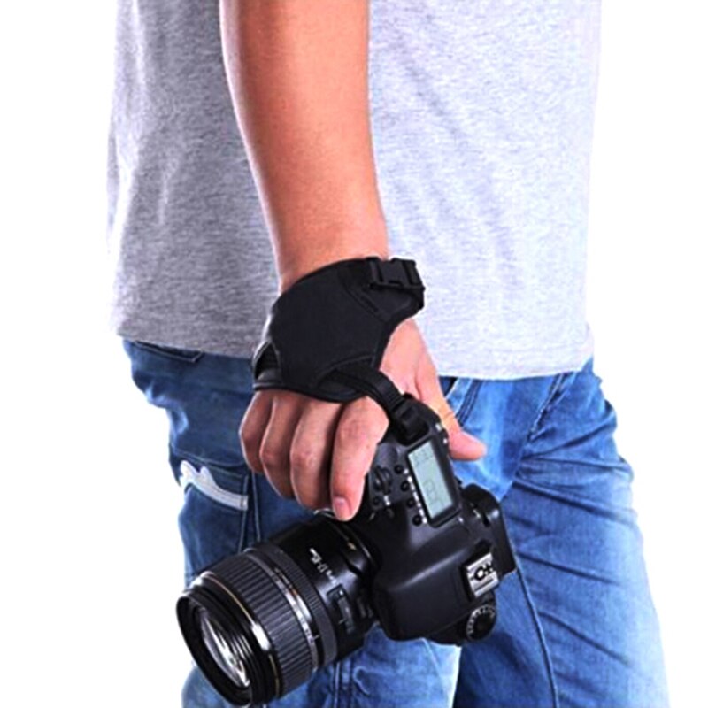 1pc Hand Grip Camera Strap PU Leather Hand Strap