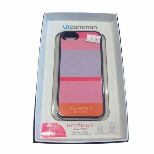 Uncommon Stripes Warm by Isaac Mizrahi New York for iPhone 5 Silver Millie