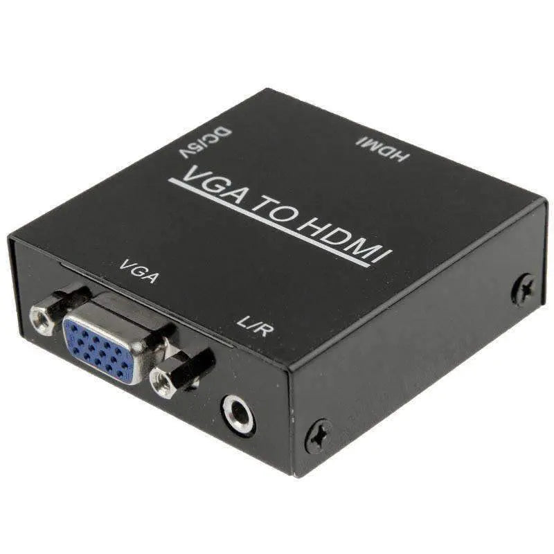 AMZER HD 1080P HDMI Mini VGA to HDMI Scaler Box AV Digital Converter - Shakefav.com