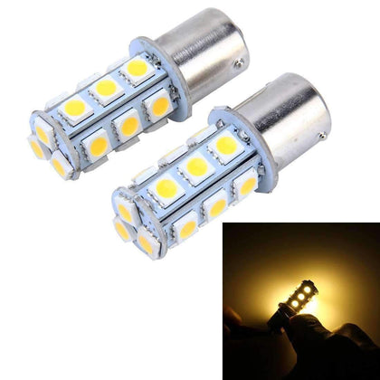 AMZER 3W 18 SMD 5050 LEDs Car Turn Light, DC 12V (pack of 2) - Yellow