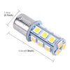 مصباح الانعطاف للسيارة AMZER 3W 18 SMD 5050 LED، DC 12V (عبوة من 2) - أصفر