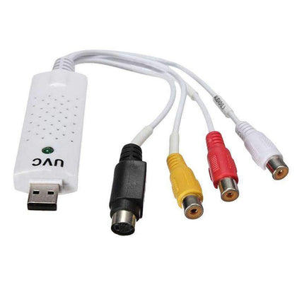 Adaptateur de carte de capture audio-vidéo USB 2.0 portable VHS vers DVD vidéo