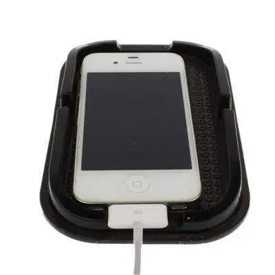 Universal Mobile Phone Car Rubber Smart Non-slip Stand Holder - Black - Shakefav.com