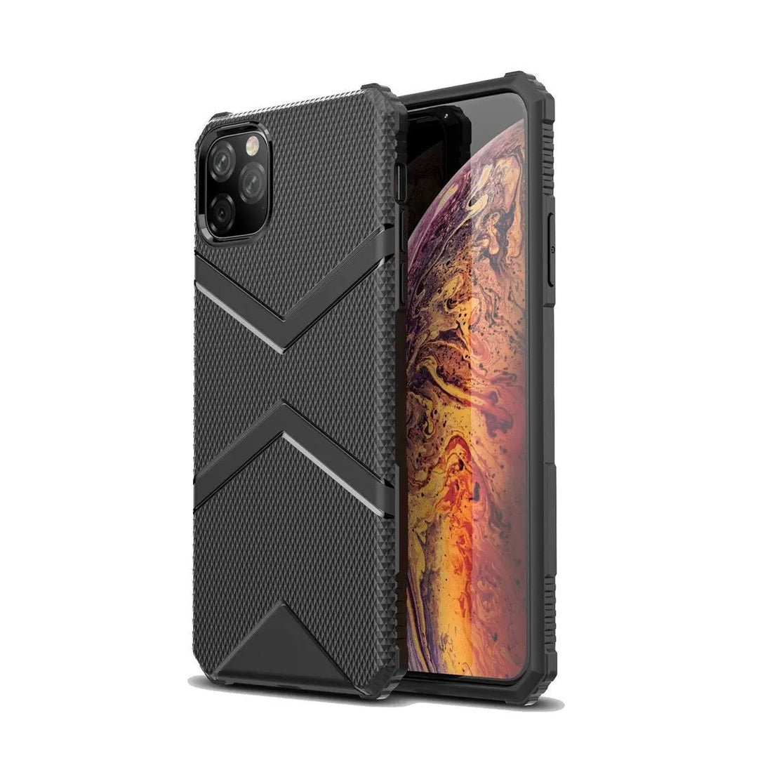 AMZER Diamond Design TPU Protective Case for iPhone 11 Pro Max - Black - Shakefav.com