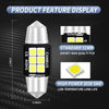 DC12V-24V 3W 6000K 660LM 6LED SMD-3030 LED clignotant/lecture de voiture