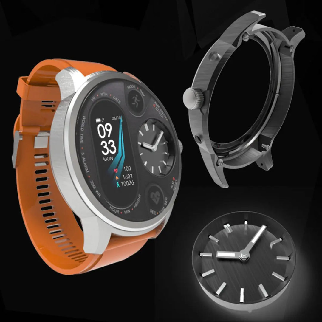 Alista Rugged Unisex Smart Watch Salmon Lucky