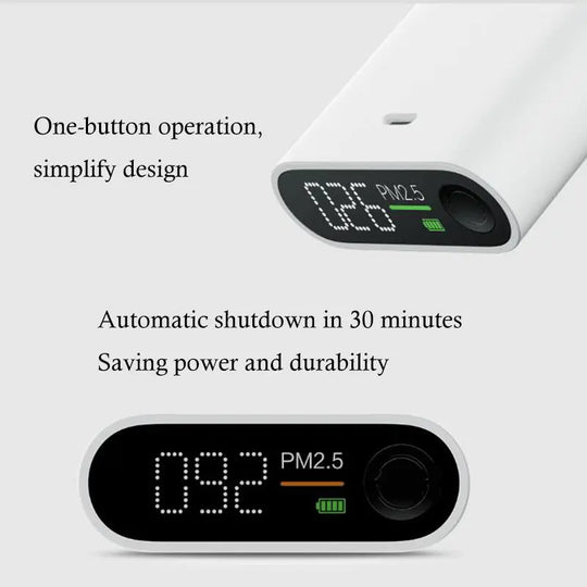 Air Quality Meter Monitor Senser Accurate PM2.5 Detector - Shakefav.com