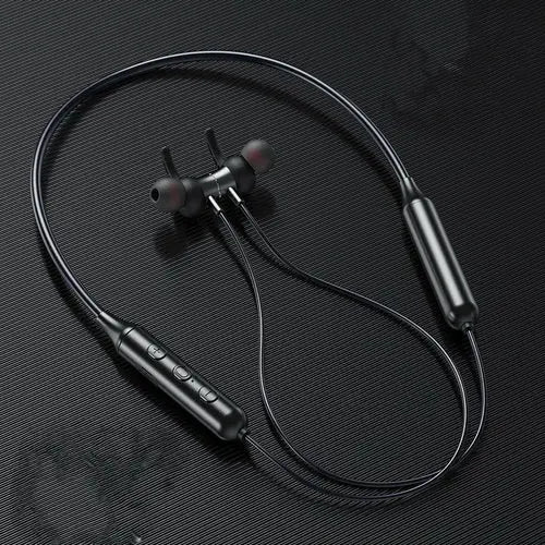 Magnetic Sucker Neck Sports Bluetooth Headset Maroon Asteria