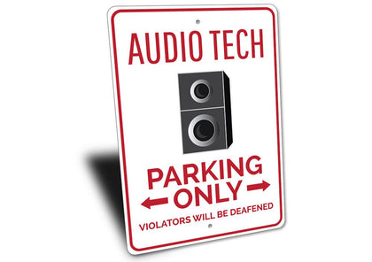 Audio Tech Parking Sign