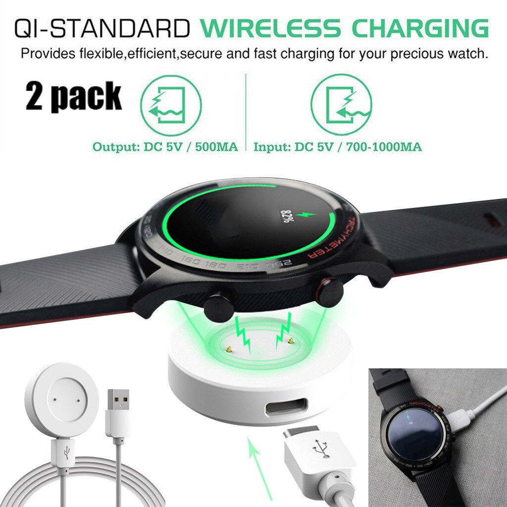 2PCS Qi Wireless Charging Power Magnetic Charger