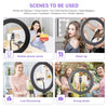 LED Ring Light With Phone Tripod Stand Kit 10