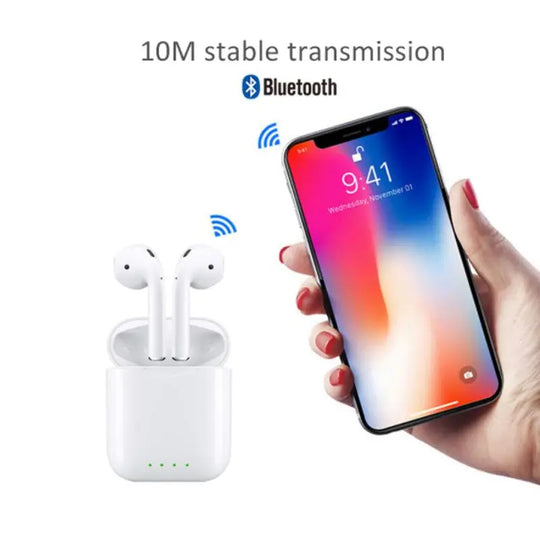 COLOR BLOCK DUAL Chamber One Touch Connect Earbuds With Charger. - Shakefav.com