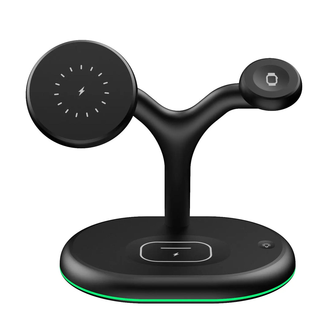 Three-in-one Magnetic Phone Headset Watch Wireless Charger - Shakefav.com