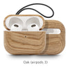 Back Cover Solid Wood Bluetooth Earphone Case