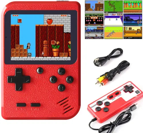 Portable Game Pad With 400 Games Included + Additional Player Salmon Lucky