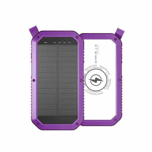 Sun Chaser Mini Solar Powered Wireless Phone Charger 10,000 mAh With - Shakefav.com