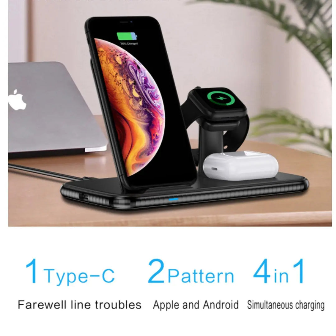 4 in 1 Wireless Charging Hub Salmon Lucky