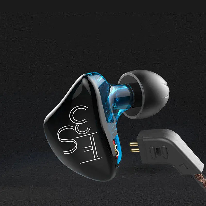 Iron In-ear Subwoofer With Wire-controlled Headphones Maroon Asteria