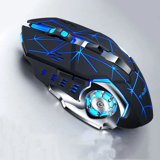 Wireless 2.4G USB Optical Gaming Mouse 2400DPI Professional Maroon Asteria