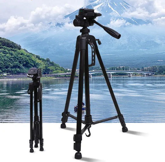 Live Photography SLR Camera Tripod Portable Maroon Asteria