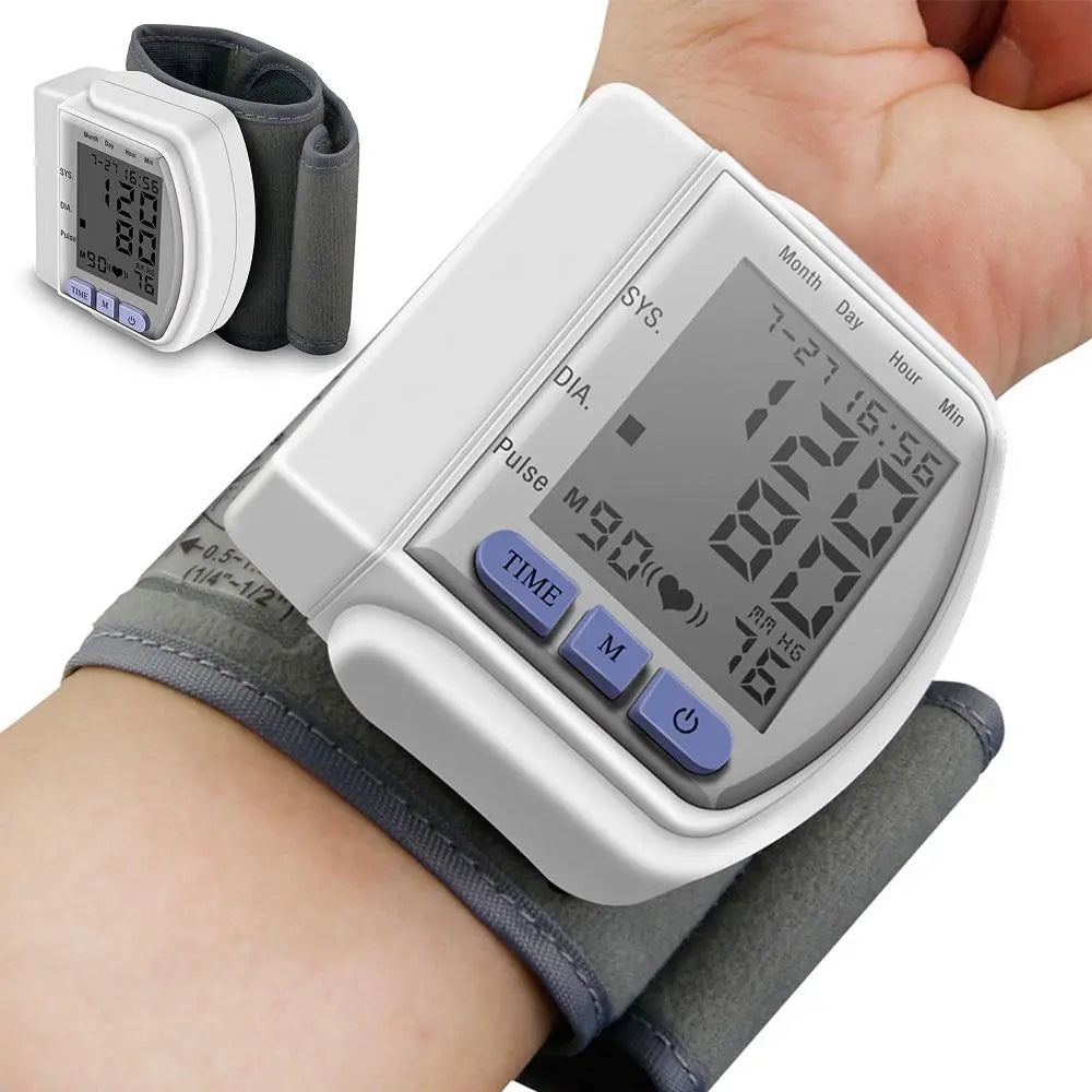 Digital Wrist Blood Pressure Monitor For Measuring Arterial Pressure - Shakefav.com