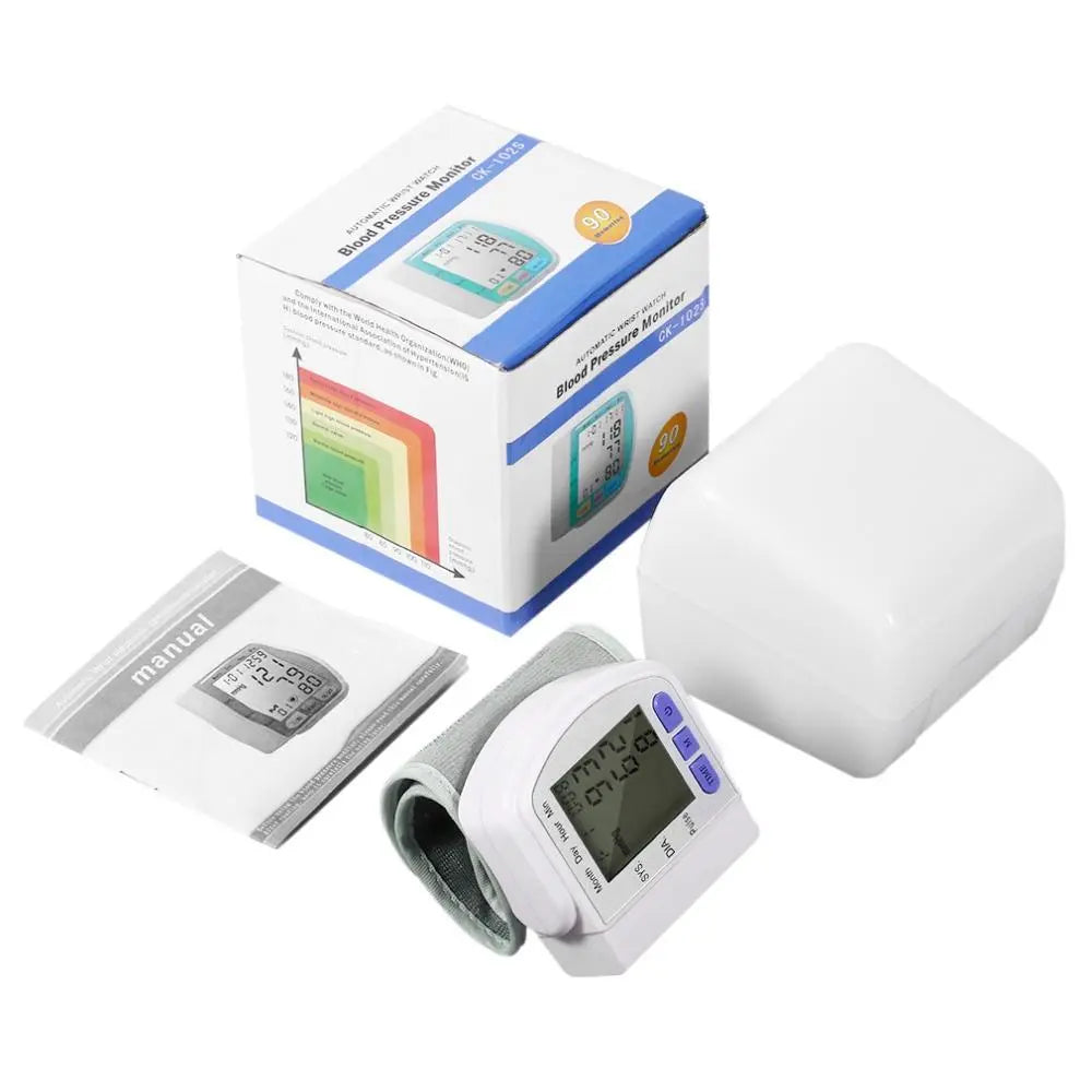 Digital Wrist Blood Pressure Monitor For Measuring Arterial Pressure - Shakefav.com