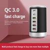 6-port Cylindrical Adapter 65W High-power Fast Charge
