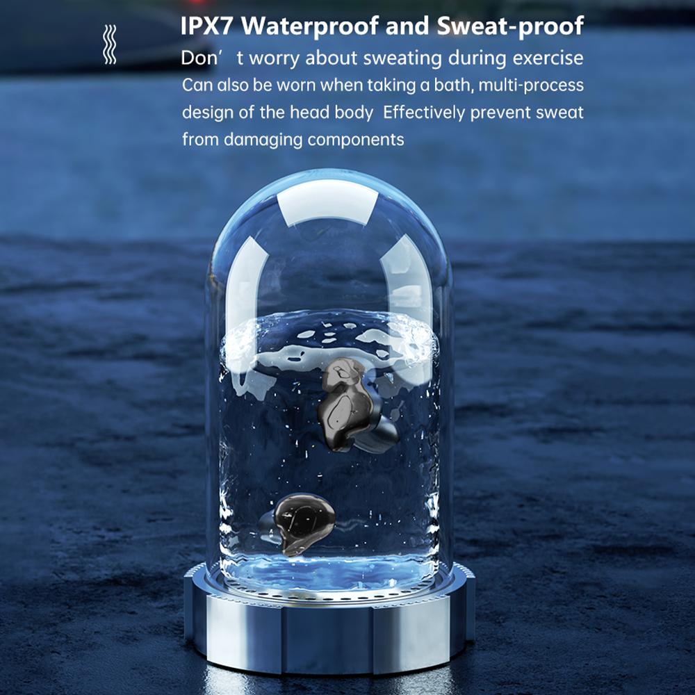 Wireless Bluetooth Earphone V5.1 Stereo Waterproof Earbud Handsfree SP