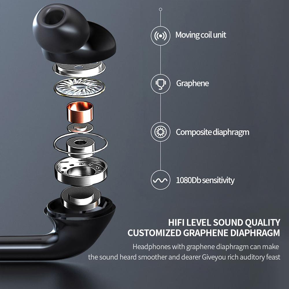 5.0 Neck sports Bluetooth headset In-ear Earbuds For Fitness SP