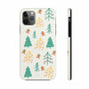 Coque rigide Christmas Tree pour iPhone avec chargement sans fil