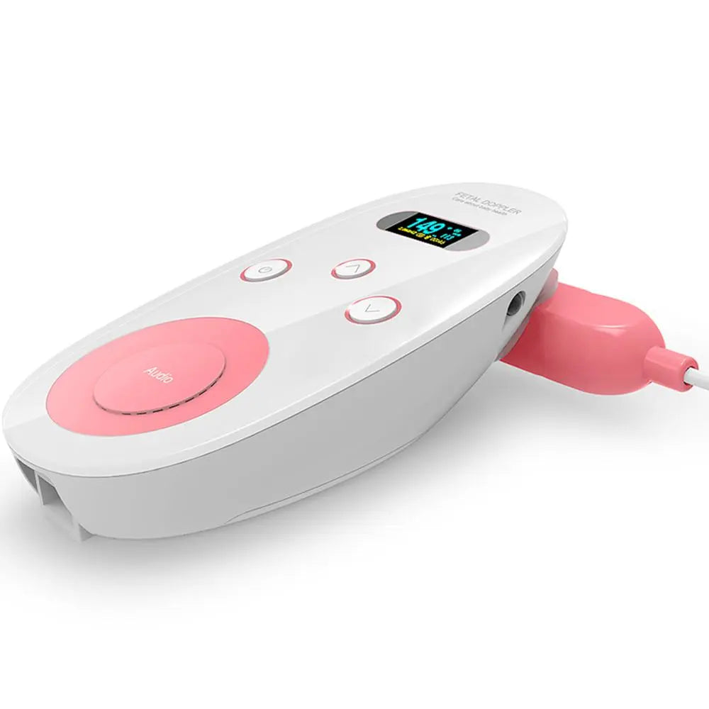 LCD Display 2.0MHz Doppler Fetal Heart Rate Monitor Pregnancy Baby SP - Shakefav.com