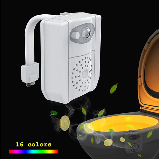 CLEAN BOWL UV Sanitizing Light For Germ Free Toilets With LED Motion - Shakefav.com