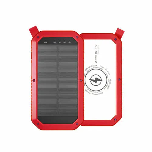 Sun Chaser Mini Solar Powered Wireless Phone Charger 10,000 mAh With - Shakefav.com