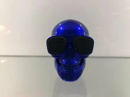 Wireless Bluetooth Speaker Cartoon Bone Ghost Head Maroon Asteria